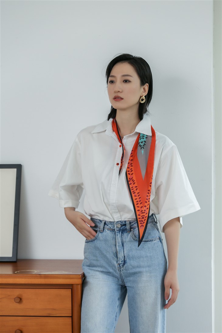 シルクヘッドスカーフ
