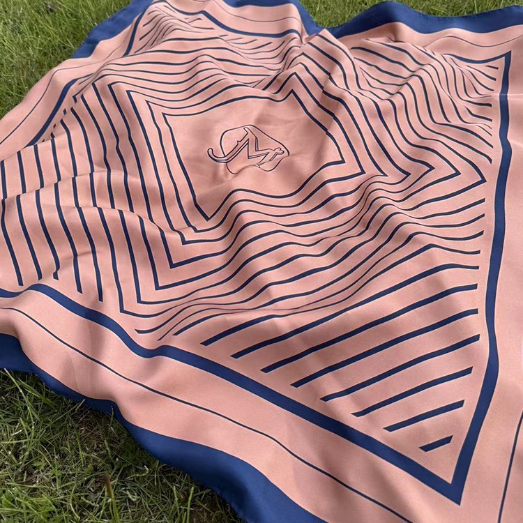 personalized Silk twill bridal scarf personalized Silk twill bridal scarf